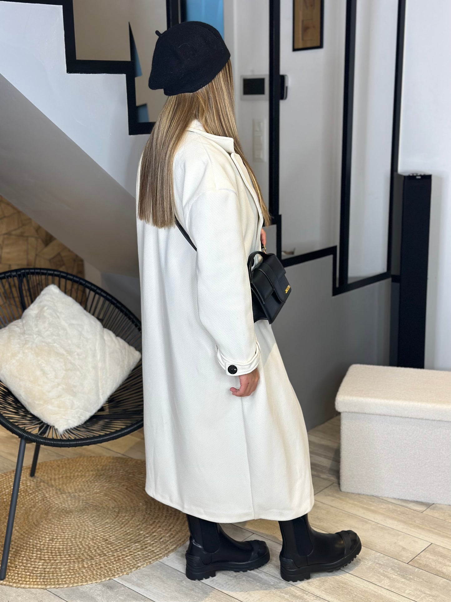 Manteau Julia blanc