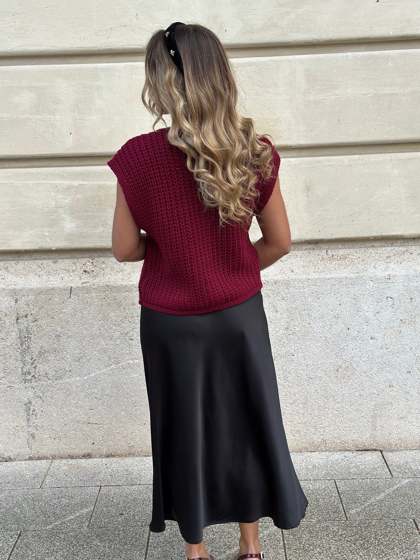 Gilet Osana bordeaux