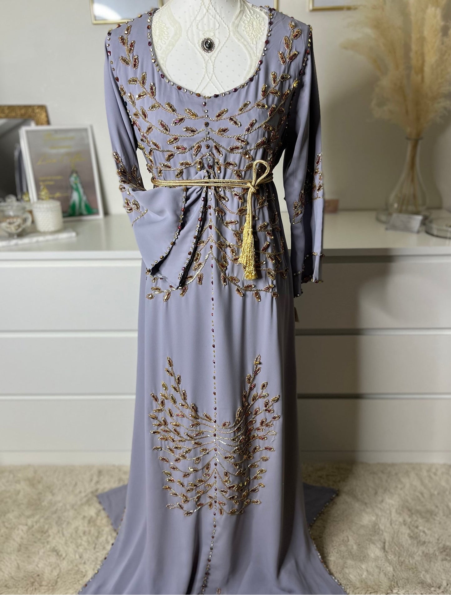 Caftan Miya Gris